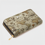 PORTAFOGLIO DONNA GRANDE CON CERNIERA INTEGRALE ZIP-AROUND WORLD