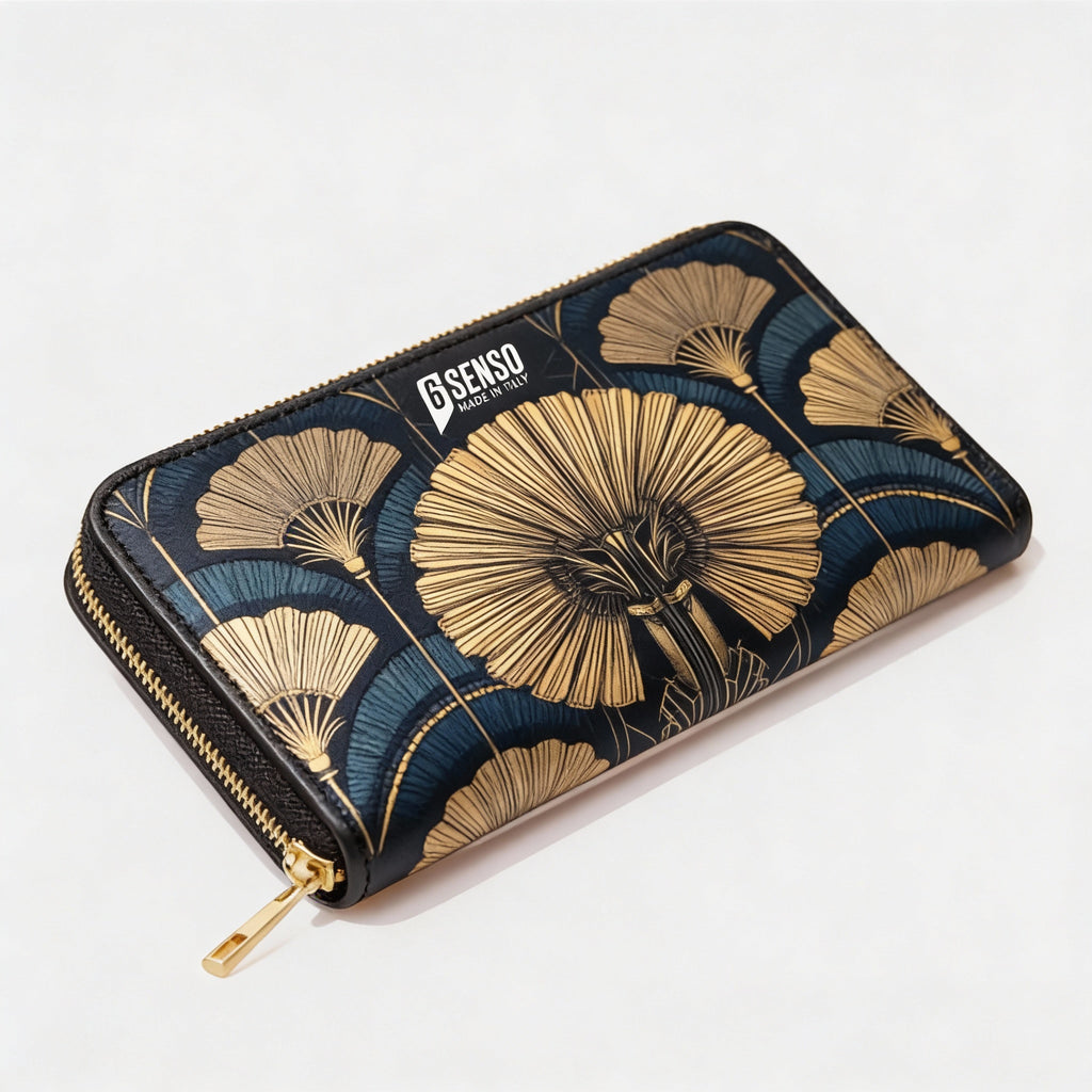 PORTAFOGLIO DONNA GRANDE CON CERNIERA INTEGRALE ZIP-AROUND ARTISTIC