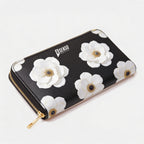 PORTAFOGLIO DONNA GRANDE CON CERNIERA INTEGRALE ZIP-AROUND FLOWER