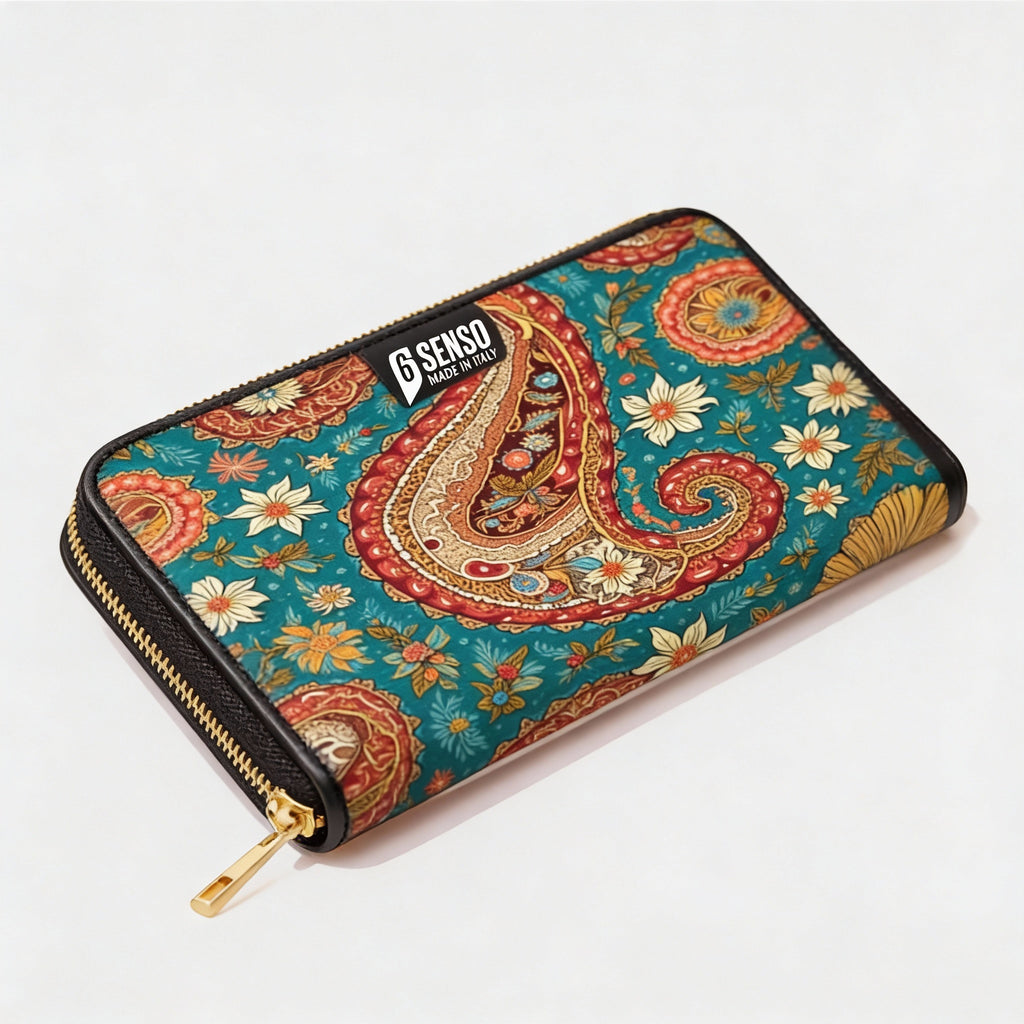 PORTAFOGLIO DONNA GRANDE CON CERNIERA INTEGRALE ZIP-AROUND VERA
