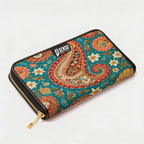 PORTAFOGLIO DONNA GRANDE CON CERNIERA INTEGRALE ZIP-AROUND VERA