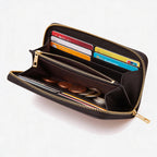 PORTAFOGLIO DONNA GRANDE CON CERNIERA INTEGRALE ZIP-AROUND ETNIC